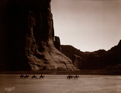 Canyon de Chelly - Navajo af Edward S. Curtis af Edward Sheriff Curtis