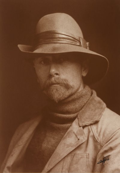Selvportræt af Edward Sheriff Curtis af Edward Sheriff Curtis