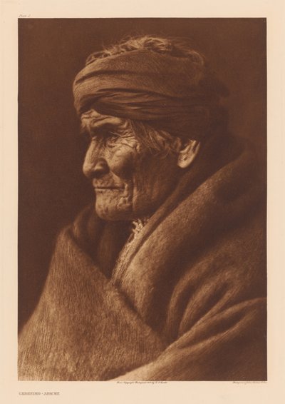 Geronimo af Edward Sheriff Curtis