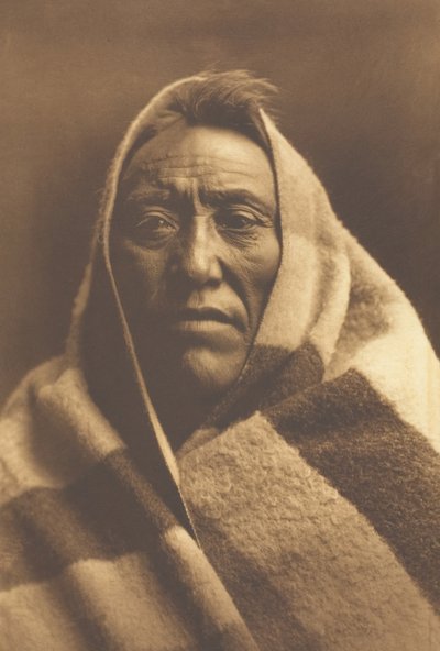 Mellemkalv - Piegan, 1900. af Edward Sheriff Curtis