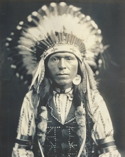 Red Thunder, Nez Perce (nevø af Chief Joseph) af Edward Sheriff Curtis