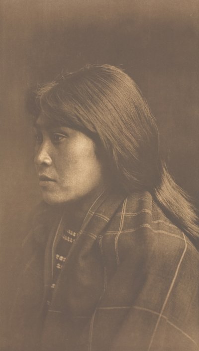Suquamish pige, 1912. af Edward Sheriff Curtis