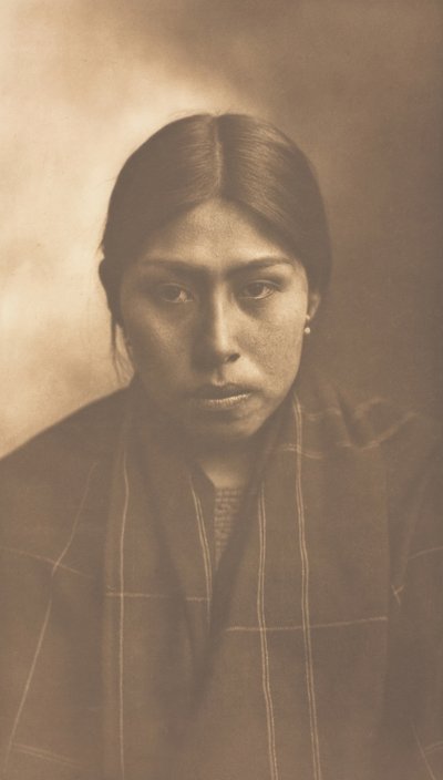 Suquamish kvinde, 1899. af Edward Sheriff Curtis