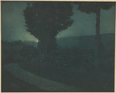 Vejen ind i dalen - Moonrise af Edward Steichen