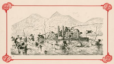 En uregistreret flådeforlovelse af Edward Tennyson Reed