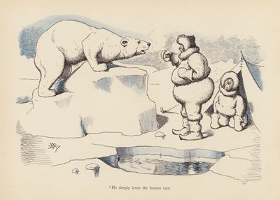 Haler med et twist: The Polar (farve litho) af Edward Tennyson Reed