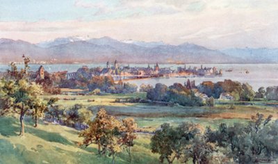 Lindau (farvelitografi) af Edward Theodore Compton