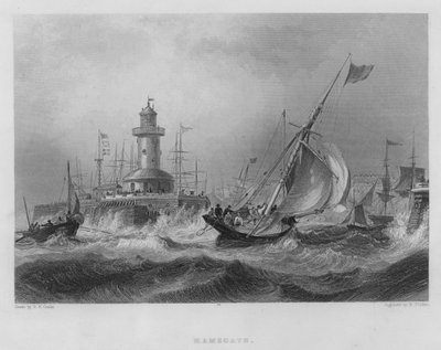 Ramsgate (gravering) af Edward William (after) Cooke