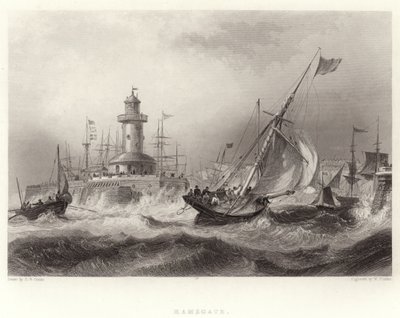 Ramsgate af Edward William Cooke