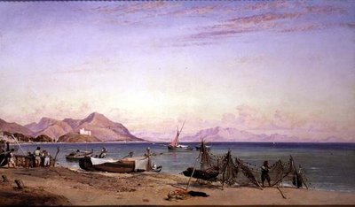 Salerno, Tørringsnet af Edward William Cooke