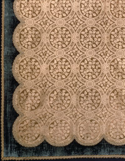 Large Syringa, lavet af Warner & Ramin, designet i 1875 (silke damask) af Edward William Godwin