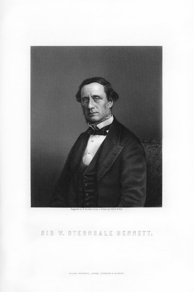 Sir William Sterndale Bennett, engelsk komponist, 1899. af Edward William Stodart