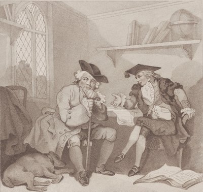 A College Scene, or a Fruitsless Attempt on the Purse of..., [1. august 1787], genudgivet 1. juli 1802. af Edward Williams