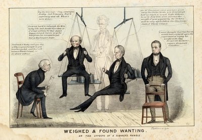 Vejet og fundet mangler, udgivet af H R Robinson, New York, 1844 af Edward Williams Clay