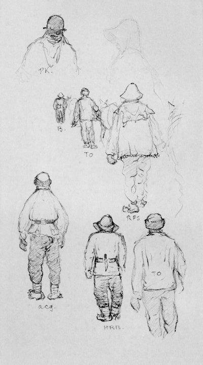 På vej til polen, c1911, 1913 af Charles Edward Wilson