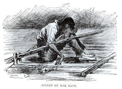 Sovende på flåden, illustration fra 