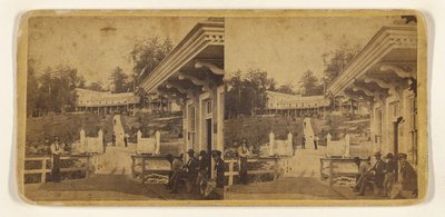 Cresson Mountain House. Beliggende på en af de højeste toppe i Alleghenies...[Pennsylvania Central R.R.]. af Edward and Henry T. Anthony and Co.