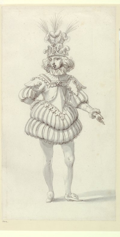 Salmacida Spolia - Kongen og maskerne: anden version (til kongen) af Edward the Elder Pearce