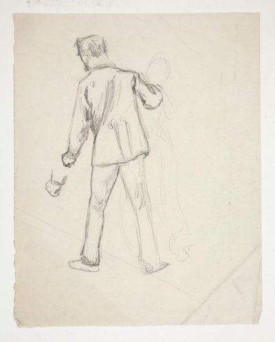 En mandlig og en kvindelig figur af Edwin Austin Abbey
