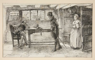 En uvelkommen gæst - af Edwin Austin Abbey