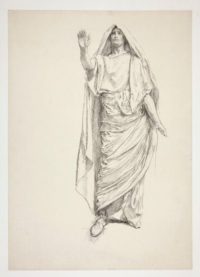 Anthony (foreløbig tegning til .3138) - Julius Cæsar af Edwin Austin Abbey