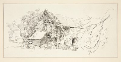 Arkitektstudie af Edwin Austin Abbey