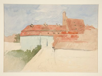 Arkitektstudie af Edwin Austin Abbey