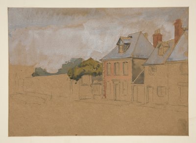 Arkitektstudie af Edwin Austin Abbey