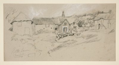 Arkitektonisk undersøgelse: Hall Farm af Edwin Austin Abbey