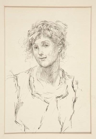 Audrey, illustration til akt V, Scene i, As You Like It af Edwin Austin Abbey