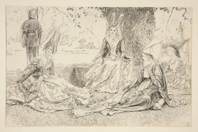Før prinsessen af Edwin Austin Abbey
