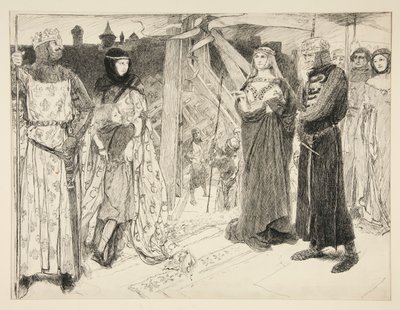 Før Murene i Algier: af Edwin Austin Abbey