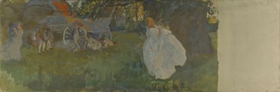 Kompositionsstudie af Edwin Austin Abbey