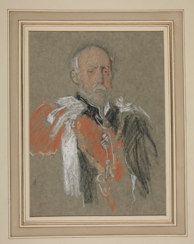 Kroning af Edward VII. Portræt: Prins Christian af Slesvig-Holsten af Edwin Austin Abbey
