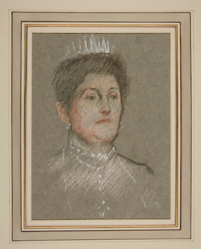 Kroning af Edward VII Portræt: Prinsesse Beatrice af Battenberg af Edwin Austin Abbey
