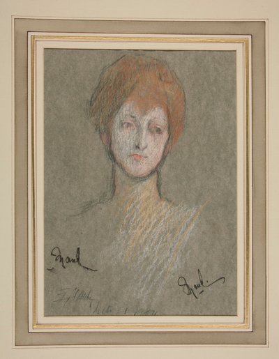 Kroning af Edward VII Portræt: Prinsesse Maud af Storbritannien af Edwin Austin Abbey