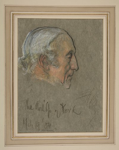 Kroning af Edward VII Portræt: William Dalrymple Maclagan, ærkebiskop af Edwin Austin Abbey