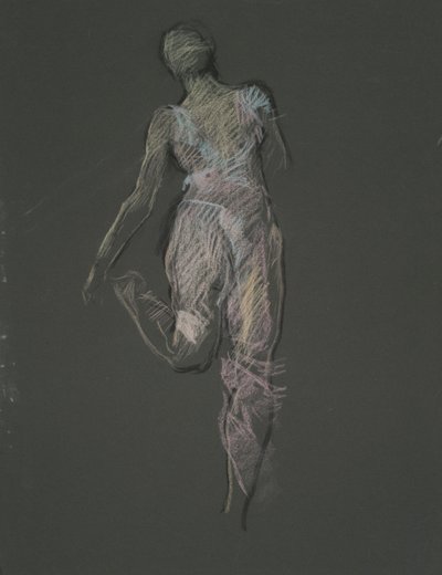 Tidlig figur undersøgelse for af Edwin Austin Abbey