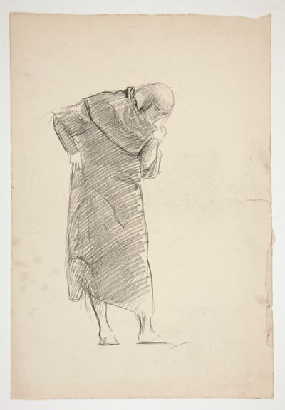 Figurstudie for af Edwin Austin Abbey