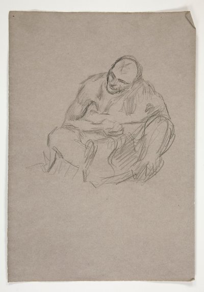 Figurstudie for af Edwin Austin Abbey