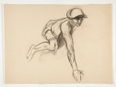 Figurstudie for af Edwin Austin Abbey