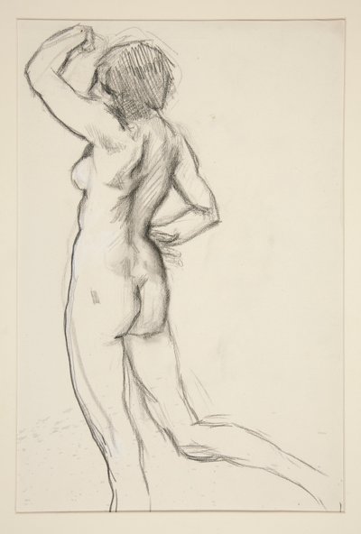 Figurstudie for af Edwin Austin Abbey