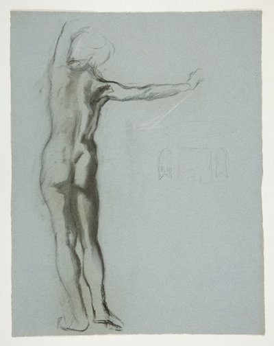 Figurstudie for af Edwin Austin Abbey
