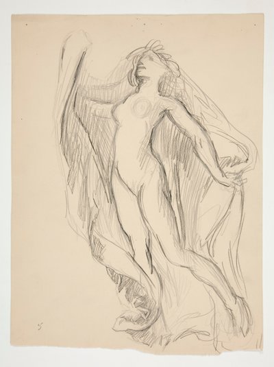 Figurstudie for af Edwin Austin Abbey