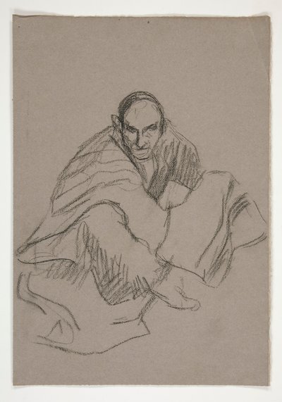 Figurstudie for af Edwin Austin Abbey