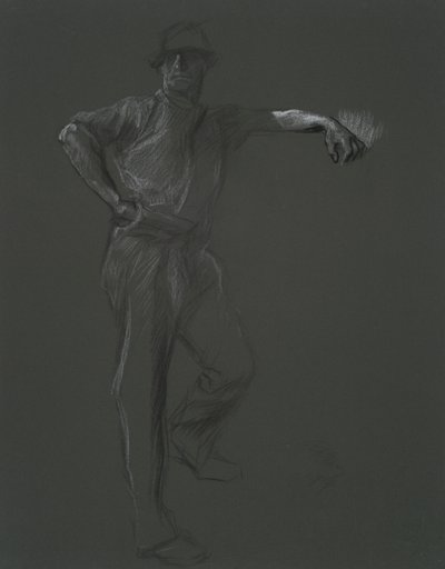 Figurstudie for af Edwin Austin Abbey