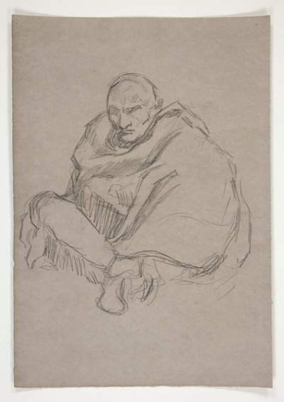 Figurstudie for af Edwin Austin Abbey
