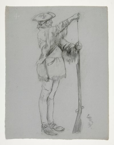Figurstudie for af Edwin Austin Abbey