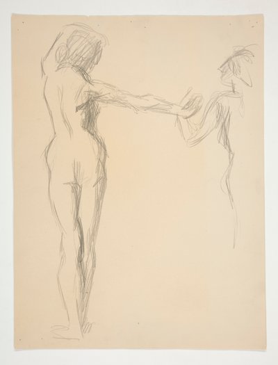 Figurstudie for af Edwin Austin Abbey