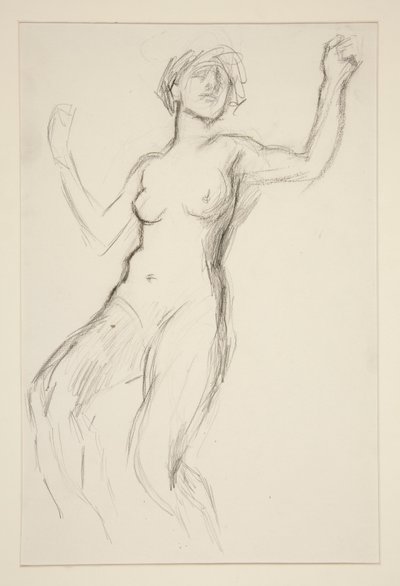 Figurstudie for af Edwin Austin Abbey